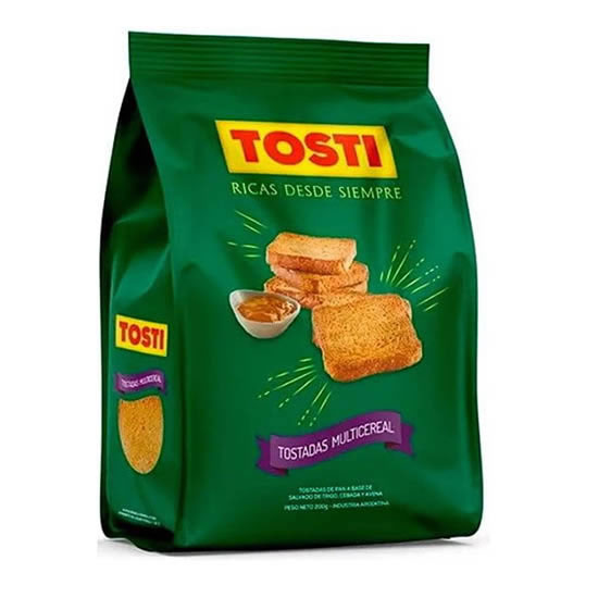 TOSTADA GRUESA TOSTI M/Cereal 200 G
