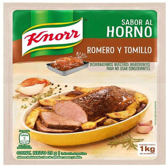 BOLSA P/HORNO KNORR ROMERO/TOM 21 G