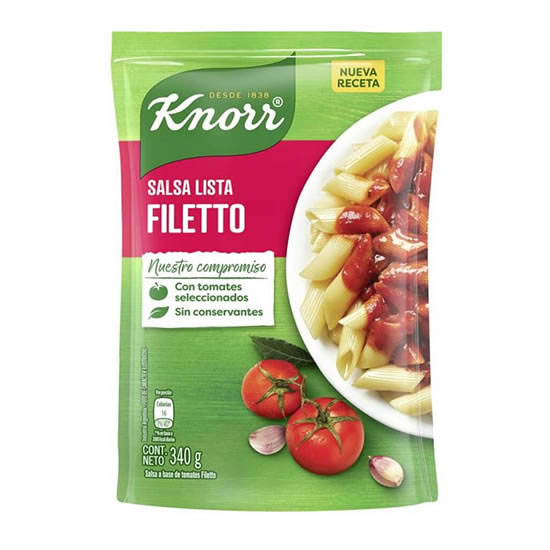 SALSA KNORR FILETTO 340 Grs