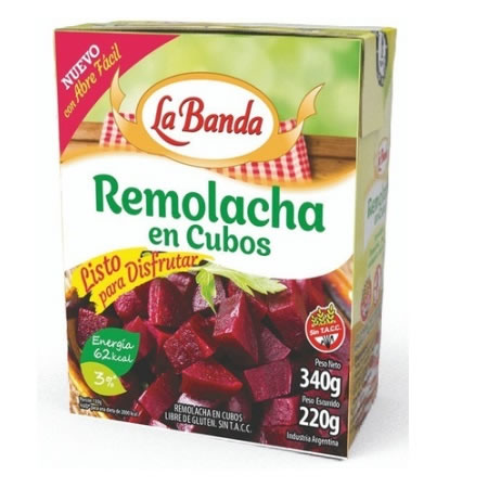 REMOLACHA CUBO LA BANDA TETRA 340 G