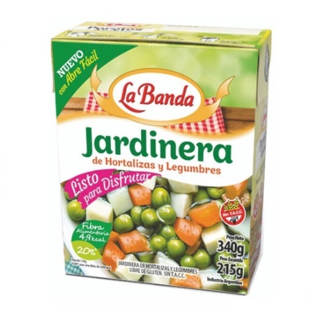 JARDINERA LA BANDA TETRA 340 Grs
